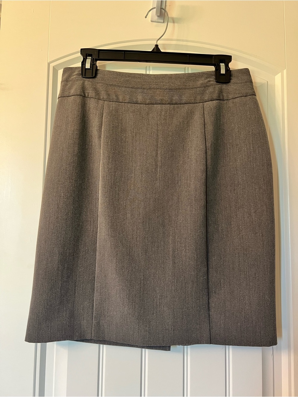 Classic Gray A-Line Skirt - Women's Professional Staple